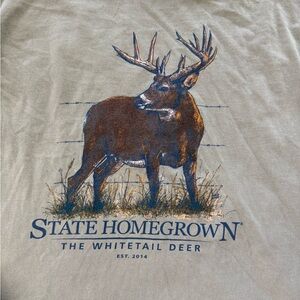 Long sleeve tan deer shirt men’s size large